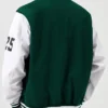 Buy Mens Bomber White And Green Celtics Jacket Sale