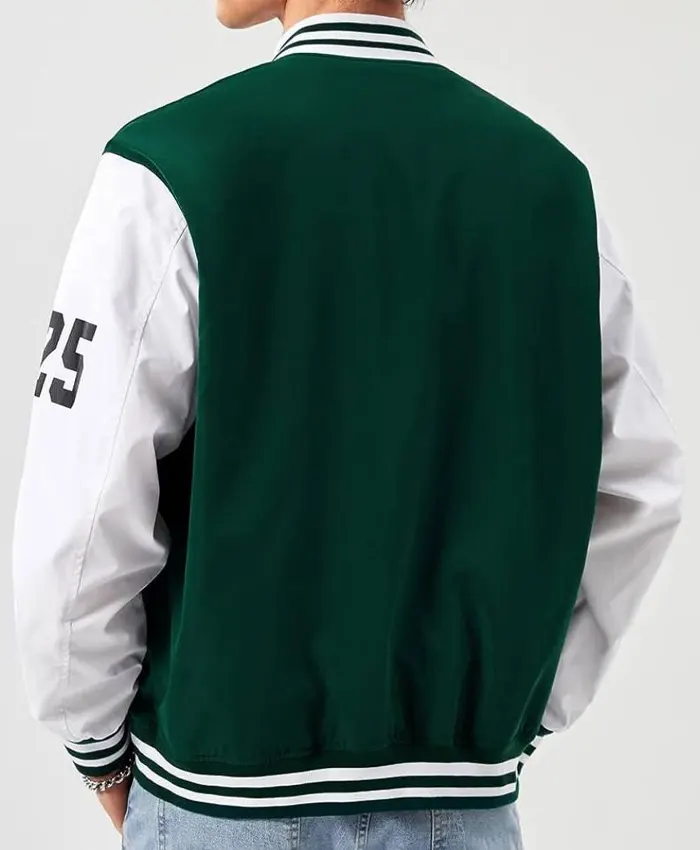 Buy Mens Bomber White And Green Celtics Jacket Sale