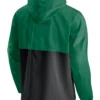 Buy Mens Green Black Boston Celtics Windbreaker Hoodie Jacket Sale