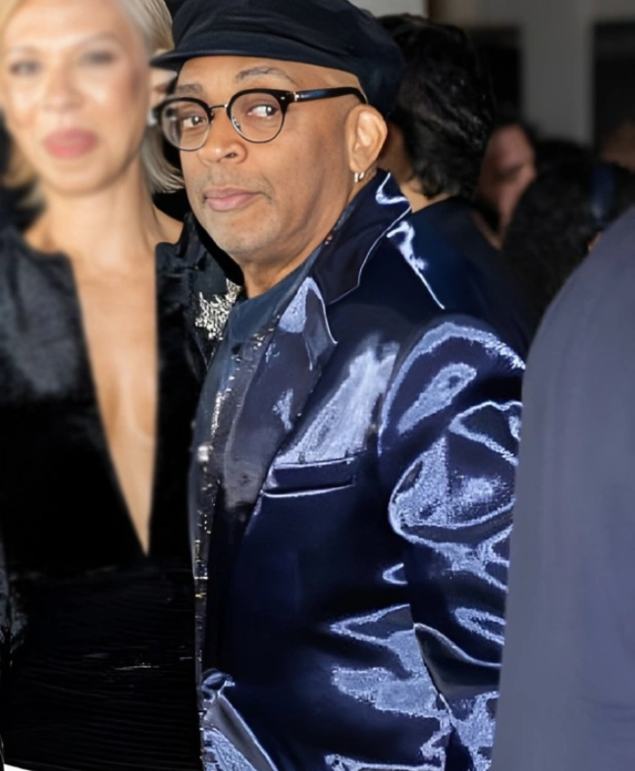 Buy Milan Fashion Week 2025 Spike Lee Blue Blazer On Sale