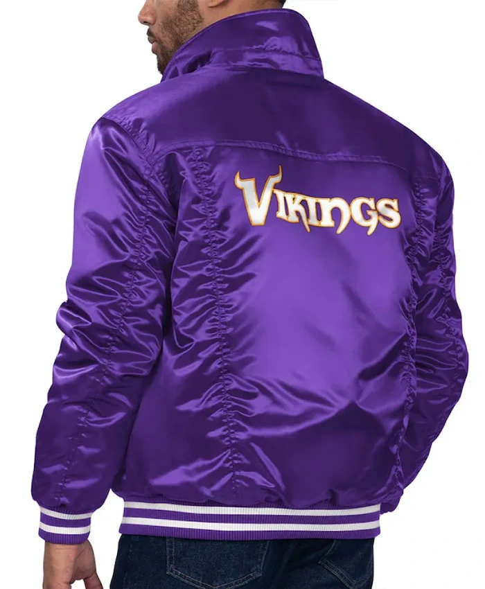 Buy Minnesota Vikings Silver Tab Trucker Jacket On Sale