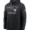 Buy New England Patriots 2024 NFL Crucial Catch Club Black Pullover Hoodie For Unisex