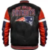 Buy New England Patriots Bomber Leather Jacket