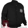 Buy Now 100th Season Boss New York Giants Hugo Hugo Black Bomber Jacket Men And Women