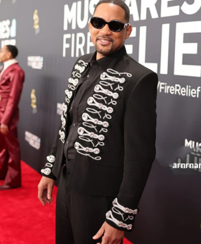 Buy Now 67th Annual Grammy Awards 2025 Will Smith Military Black Jacket For Unisex