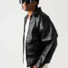 Buy Now 90s Oversized Black Leather Jacket For Mens And Womens