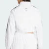 Buy Now Adidas Teamgeist Adicolor Cropped White Track Jacket For Unisex