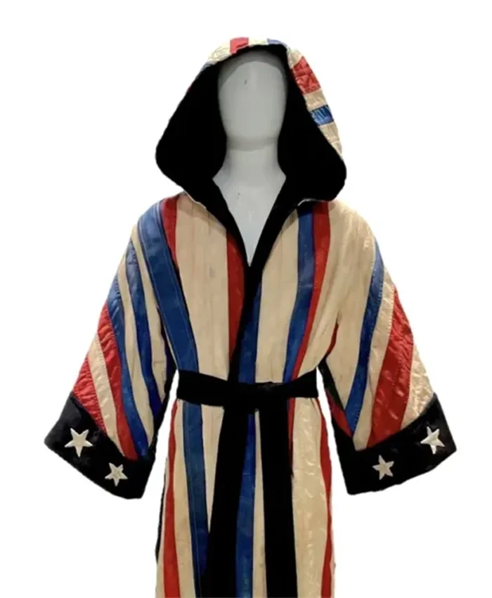 Creed 3 Michael B. Jordan American Flag Robe - Image 2