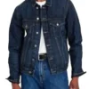 Buy Now Alexander Nunez TV Series Small Achievable Goals Season 01 Evan Blue Denim Trucker Jacket For Unisex