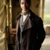 Buy Now Alfred Enoch TV Series Miss Austen Season 01 Mr. Lidderdale Brown Trench Coat For Unisex