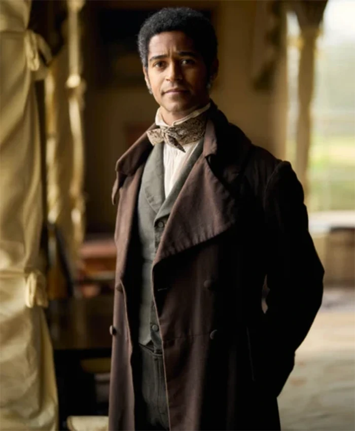 Buy Now Alfred Enoch TV Series Miss Austen Season 01 Mr. Lidderdale Brown Trench Coat For Unisex