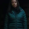 Buy Now Amanda Warren TV Series The Night Agent Season 03 Catherine Weaver Green Puffer Jacket For Unisex