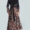 Buy Now Anita Dupree TV Series Beyond The Gates 2025 Tamara Tunie Ombre Leopard Coat For Unisex