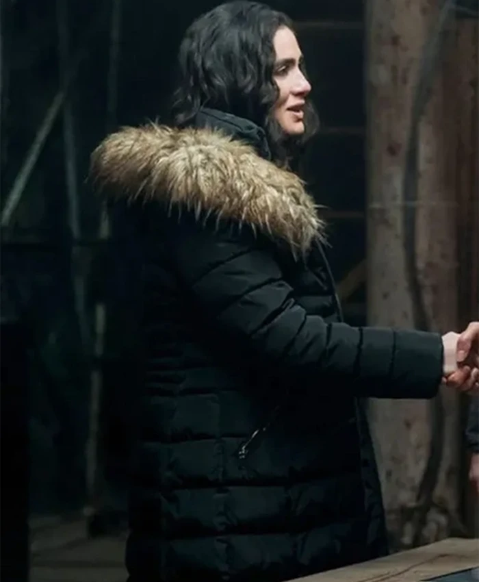 Buy Now Arienne Mandi TV Series The Night Agent 2025 Noor Parka Puffer Fur Hooded Jacket For Unisex