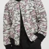 Buy Now Asher Antonyzyn TV Series General Hospital 2025 Danny Morgan White Printed Bomber Jacket For Unisex