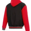 Buy Now Atlanta Hawks Black And Red Hooded Varsity Jacket For Men And Women