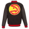 Buy Now Atlanta Hawks Black Letterman Varsity Jacket For Men And Women