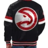 Buy Now Atlanta Hawks Home Game Black Varsity Jacket For Men And Women