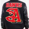 Buy Now Atlanta Hawks Mashup Black Varsity Jacket For Men And Women
