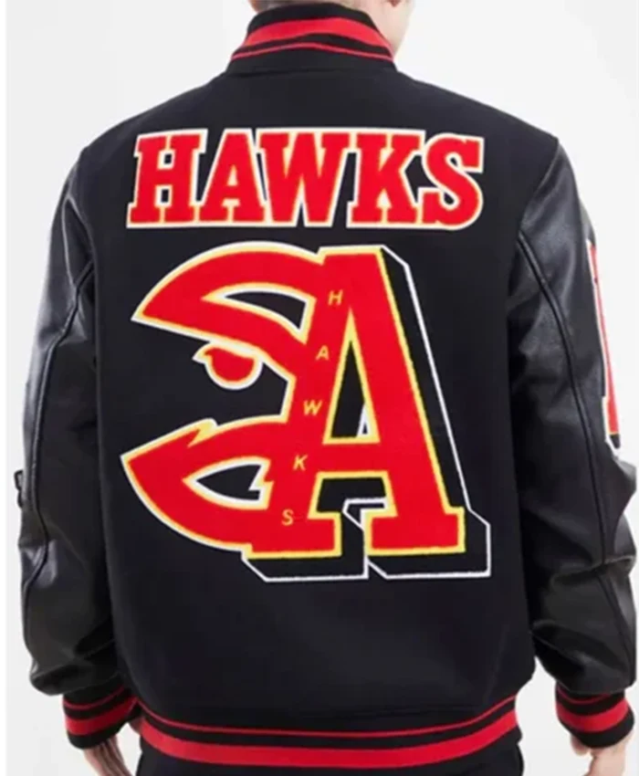 Buy Now Atlanta Hawks Mashup Black Varsity Jacket For Men And Women