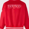 Buy Now Atlanta Hawks OVO Red Varsity Jacket For Men And Women