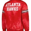 Buy Now Atlanta Hawks Pick And Roll Red Varsity Jacket For Men And Women