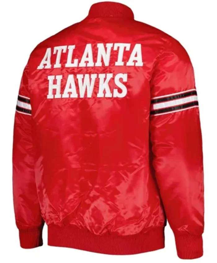 Buy Now Atlanta Hawks Pick And Roll Red Varsity Jacket For Men And Women