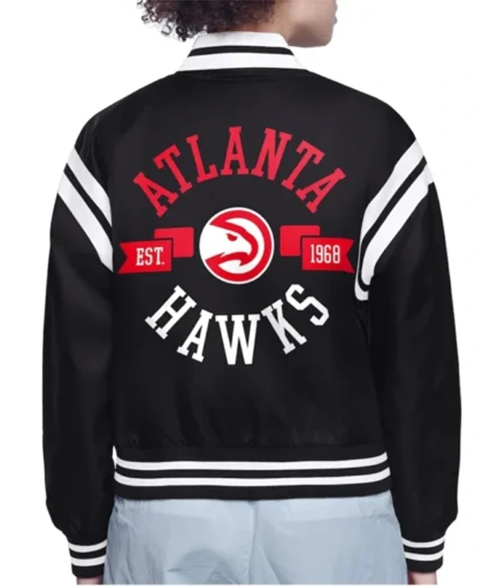 Buy Now Atlanta Hawks Printed Logo Varsity Jacket For Men And Women