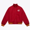 Buy Now Atlanta Hawks Red Full Zip Bomber Jacket For Men And Women