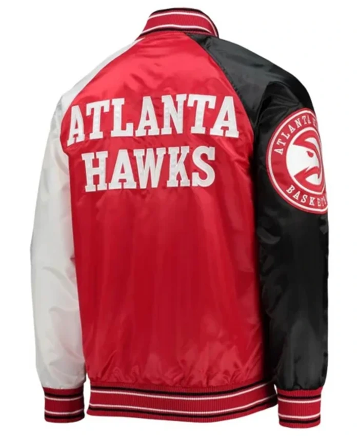 Buy Now Atlanta Hawks Reliever Raglan Varsity Jacket For Men And Women