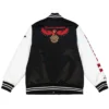 Buy Now Atlanta Hawks Team Origins Black And White Varsity Jacket For Unisex