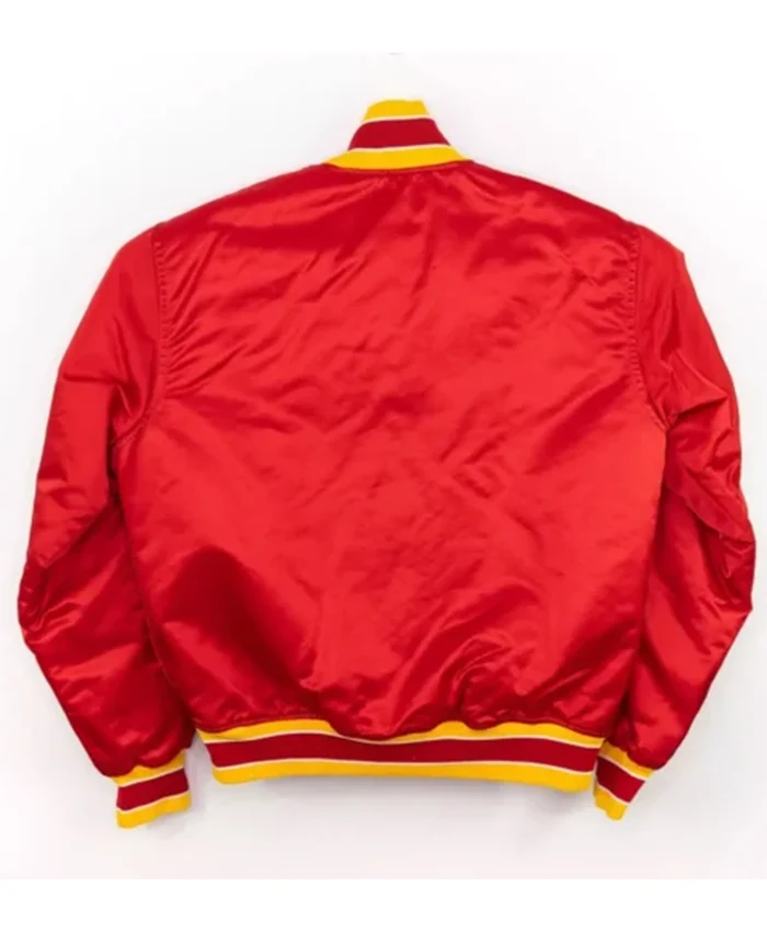 Buy Now Atlanta Hawks Vintage Red Varsity Jacket For Men And Women