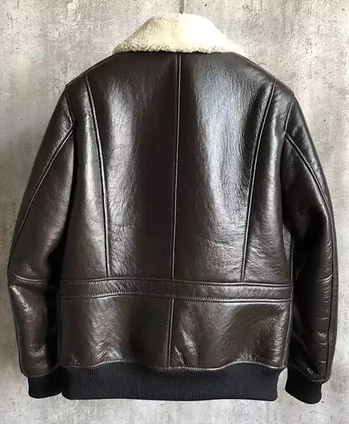 Buy Now B 3 Dark Brown Sheepskin Shearling Fur Jacket For Men And Women