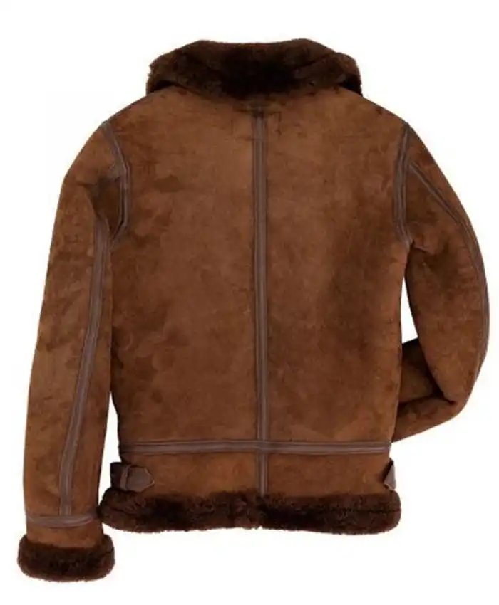 Buy Now B 3 Suede Leather Shearling Fur Jacket For Men And Women