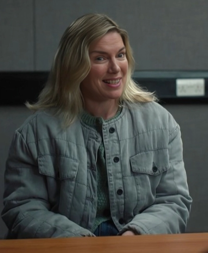 Buy Now Bad Sisters S02 Ursula Flynn Grey Jacket For Sale