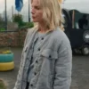 Buy Now Bad Sisters S02 Ursula Flynn Grey Quilted Jacket