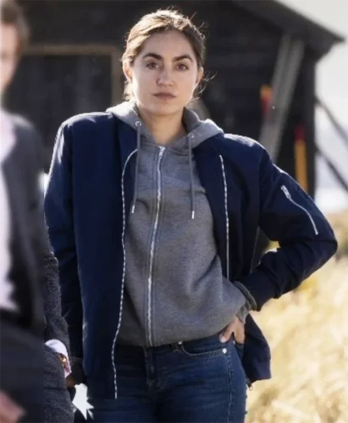 Buy Now Barbara Havers TV Series Lynley Season 01 Sofia Barclay Blue Bomber Jacket For Unisex