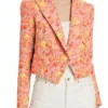 Buy Now Big Brother USA S026 Julie Chen Moonves Floral Crop Blazer For Sale