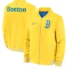 Buy Now Boston Red Sox 2025 City Connect Yellow Bomber Jacket For Men And Women