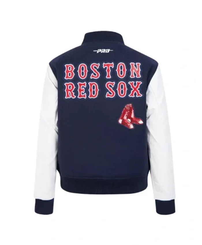 Buy Now Boston Red Sox Game Day Classics Navy Blue Varsity Jacket For Men And Women