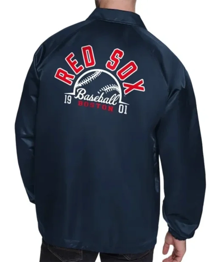 Buy Now Boston Red Sox Retro Logo Coaches Navy Blue Jacket For Men And Women