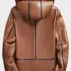 Buy Now Brown Shearling Fur Sheepskin Leather Jacket For Men And Women
