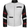 Buy Now Bruce Lee Black And White Leather Jacket For Men And Women