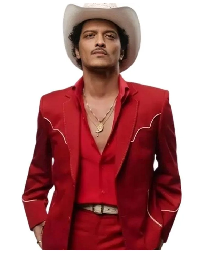 Buy Now Bruno Mar Risk It All Red Country Western Suit