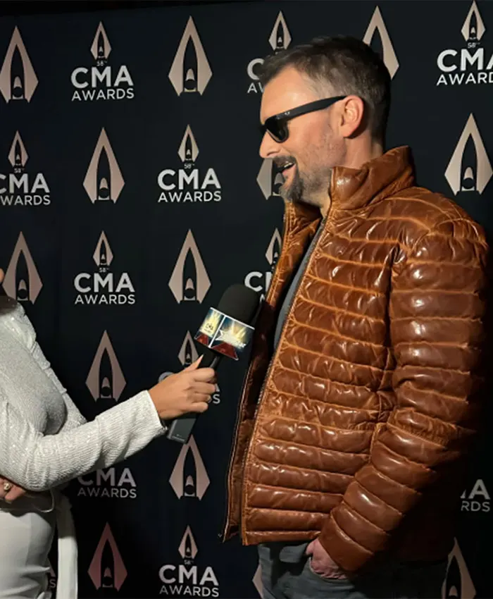 Buy Now CMA Awards 2024 Eric Church Brown Jacket For Men And Women