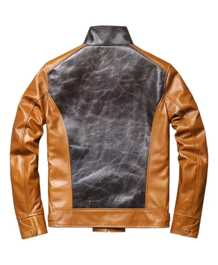 Buy Now Cafe Racer Black And Brown Jacket For Men And Women