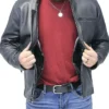 Buy Now Cafe Racer Motorcycle Vintage Black Leather Jacket For Unisex