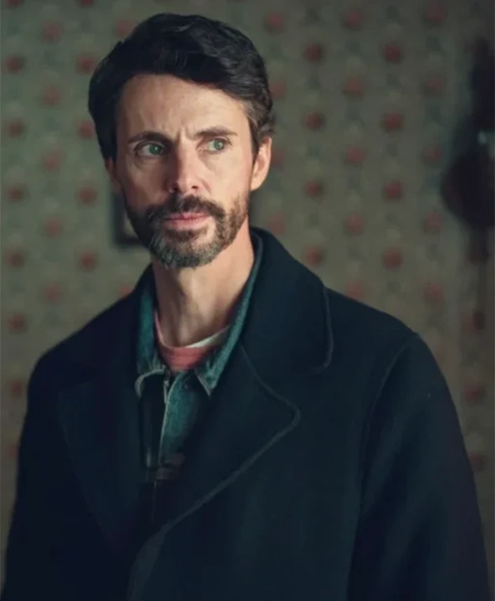 Alternative view of Dept. Q S01 Matthew Goode Wool Coat