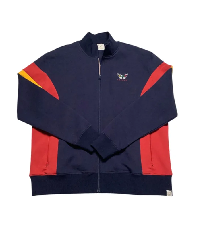 Buy Now Cedric The Entertainer TV Series The Neighborhood Season 07 Calvin Navy Colorblock Track Jacket For Unisex