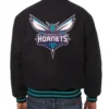 Buy Now Charlotte Hornets Black Letterman Varsity Jacket For Men And Women